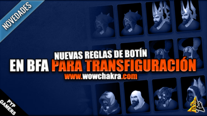 Reglas de botín para transfiguracion