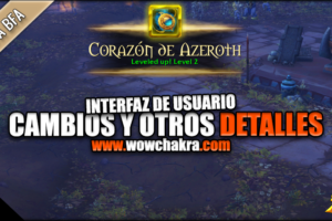 Interfaz de Usuario Battle for Azeroth