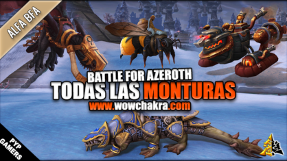 Monturas de Battle for Azeroth