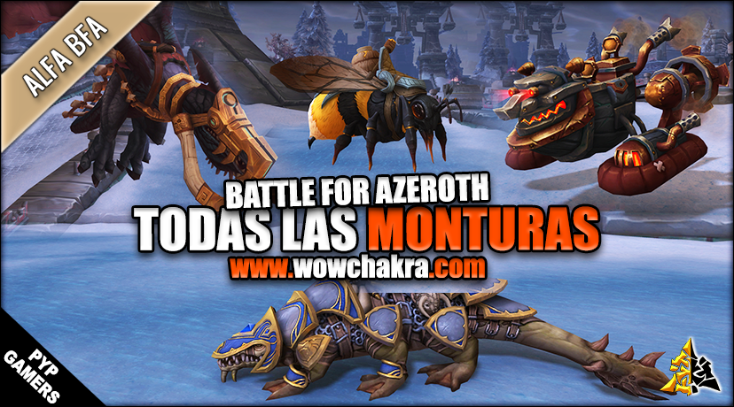 Monturas de Battle for Azeroth
