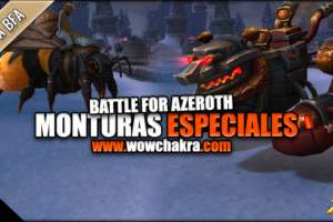 Monturas especiales de Battle for Azeroth