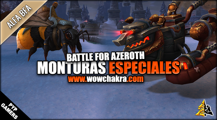 Monturas especiales de Battle for Azeroth