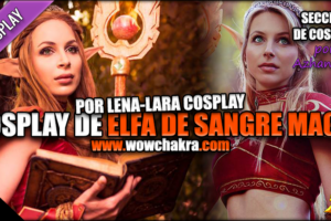 Cosplay de Elfa de Sangre Maga por Lena-Lara