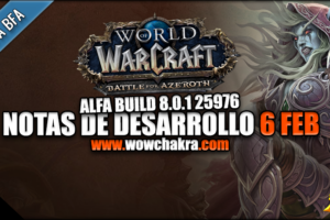 Notas de desarrollo Alfa Battle for Azeroth