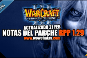 Notas del Parche RPP 1.29 de Warcraft III