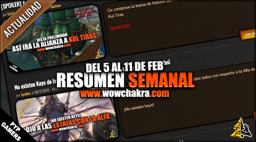 Resumen semanal wowchakra
