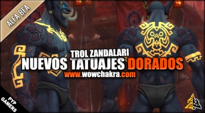 [Alfa BFA] Nuevos Tatuajes de los Trol Zandalari - Vista previa
