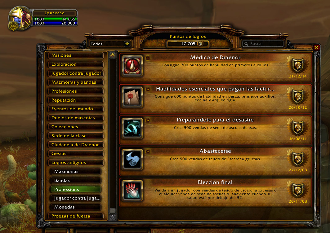 Logros Legado Primeros Auxilios