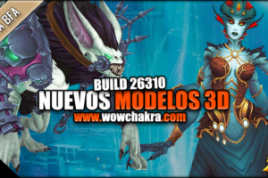 Mdoelos 3D de Battle for Azeroth build 26310