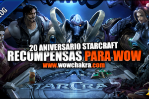 Recompensas para Wow 20 Aniversario de Starcraft