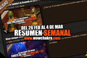 Resumen semanal wowchakra