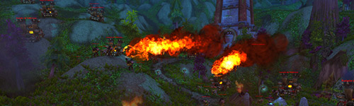 La quema de Teldrassil