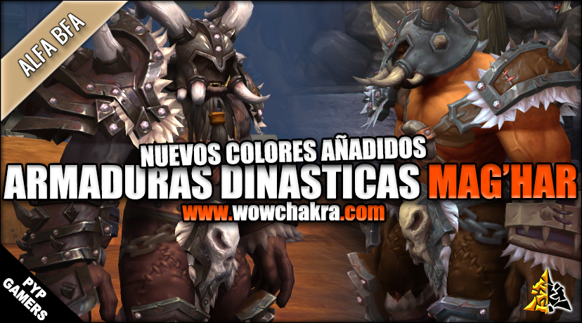 [Alfa BFA] Armadura dinástica Orcos Mag'har - Nuevos tintes para clanes