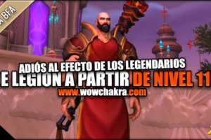 Legendarios a partir de nivel 116 en Battle for Azeroth