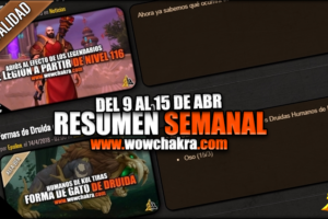 Resumen semanal wowchakra