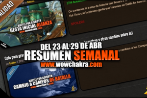 Resumen semanal wowchakra