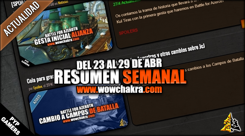 Resumen semanal wowchakra