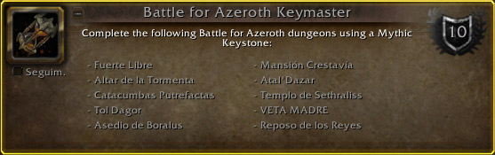 Maestro angular de Battle for Azeroth
