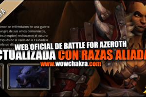 Actualización web oficial de Battle for Azeroth