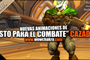 Animaciones Listo para el combate de Cazador en BFA