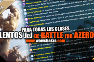 Talentos JcJ de Battle for Azeroth