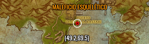 Maleficio Esqueletico localización