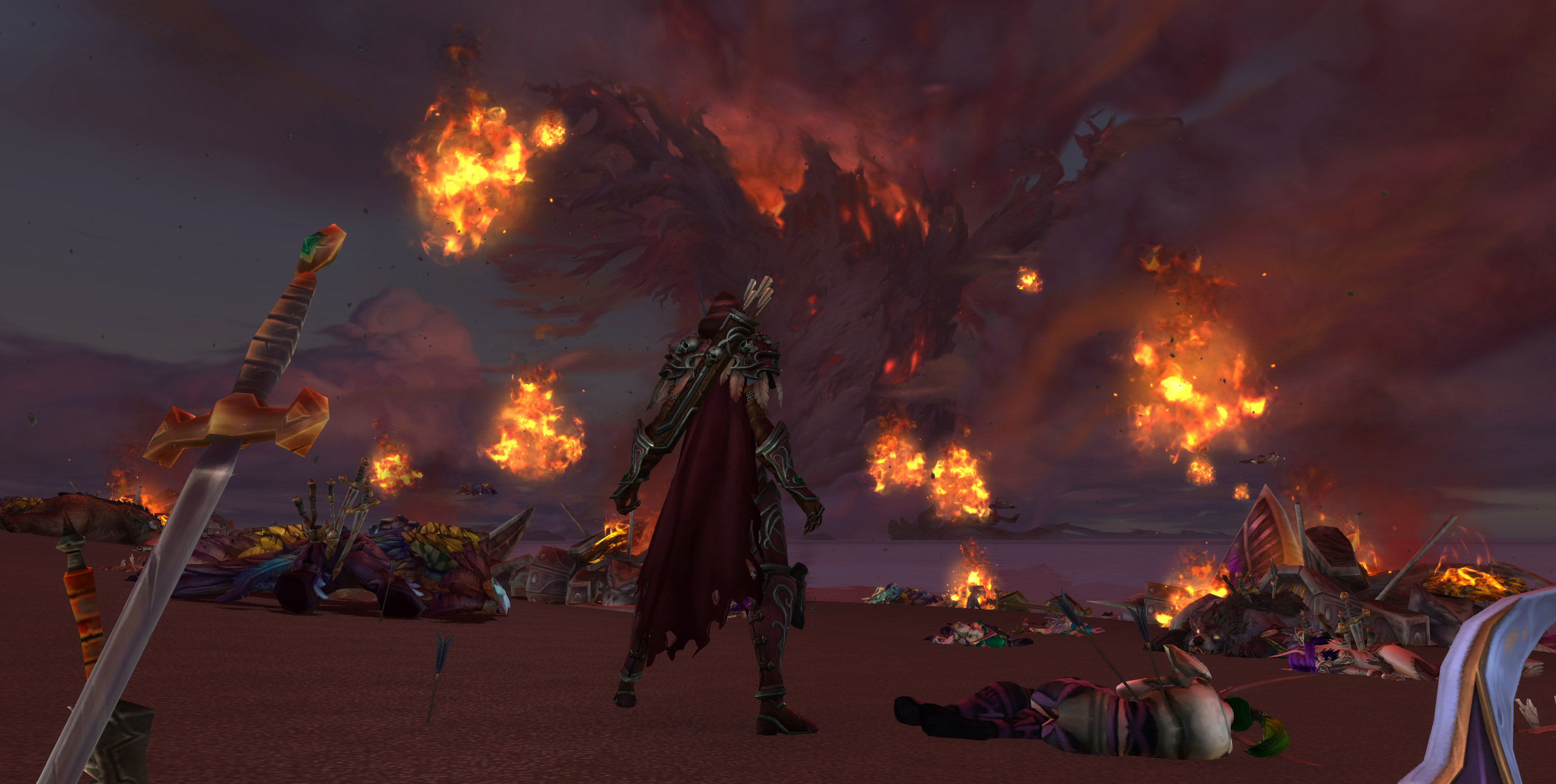 Escena Sylvanas en Teldrassil