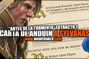 Carta de Anduin a Sylvanas