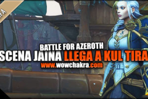 Escena Jaina llega a Kul Tiras