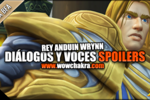 Spoilers del Rey Anduin Wrynn en Battle for Azeroth