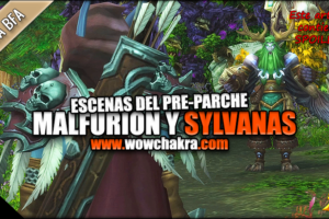 Escena Malfurion y Sylvanas