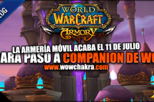 Fin de la compatibilidad con la aplicación Armería de WoW