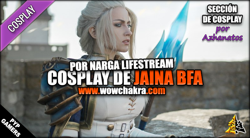 Cosplay de Jaina Valiente de Battle for Azeroth por Narga Lifestream