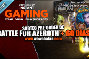 Sorteo Battle for Azeroth Instant Gaming
