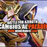 Battle for Azeroth cambios al Paladin