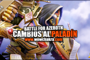 Battle for Azeroth cambios al Paladin