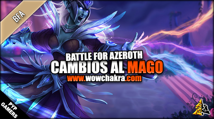 Battle for Azeroth cambios al Mago