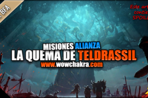 La quema de Teldrassil misiones alianzas