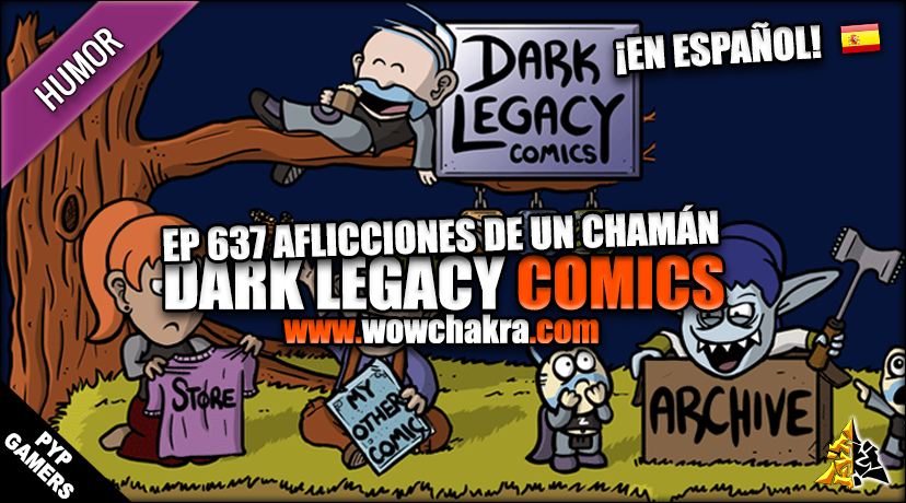 Dark Legacy Comics 637 Aflicciones de un chamán
