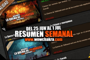 Resumen semanal wowchakra