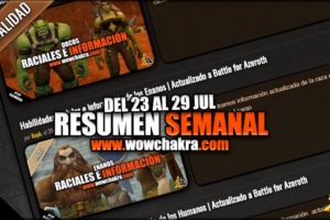 Resumen semanal wowchakra