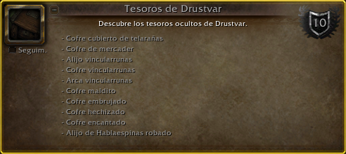 Logro Tesoros de Drustvar