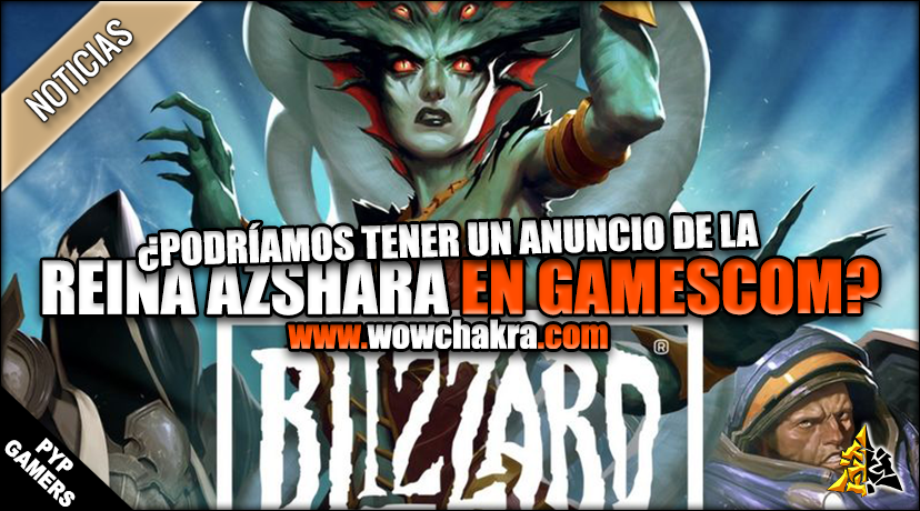 ¿Podríamos tener un anuncio de la Reina Azshara en Gamescom 2018? | Azshara preside el cartel oficial