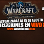 Correcciones en vivo de World of Warcraft