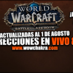 Correcciones en vivo de World of Warcraft