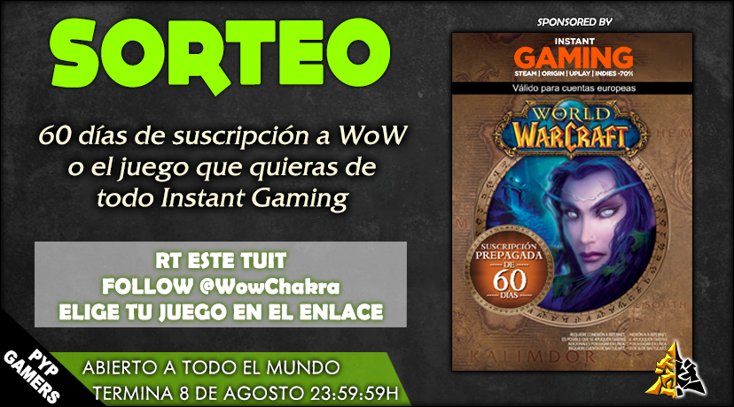 Sorteo 5 Instant Gaming