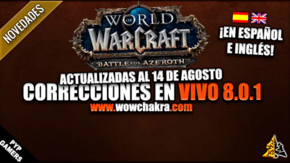 Correcciones en vivo de World of Warcraft
