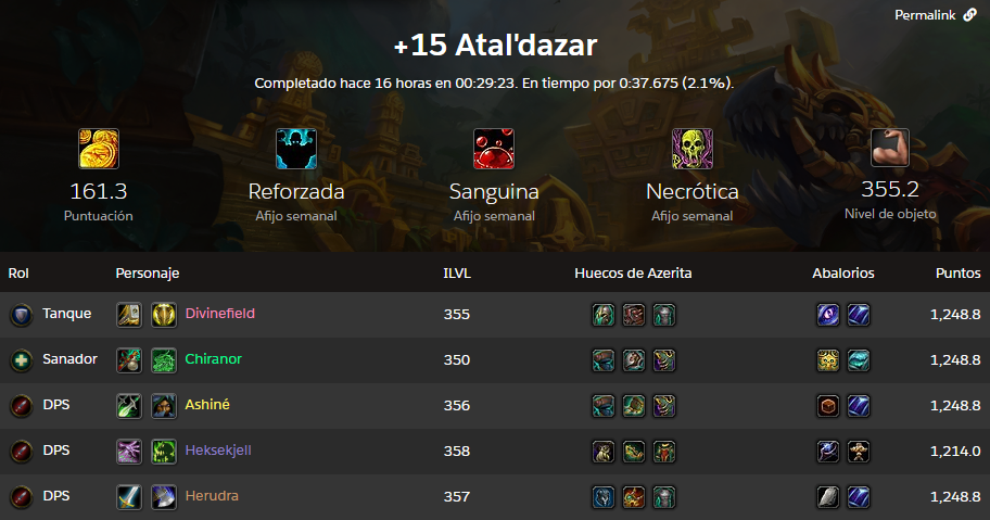 Atal'dazar M+15