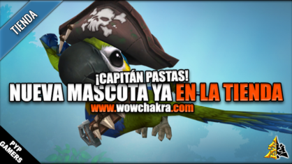 Nueva mascota ya en la tienda Capitán Pastas