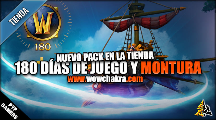 Nuevo pack en la tienda MOntura voladora + 180 días